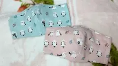 ハンドメイド☆ちゃんこいシマエナガの立体マスク☆2枚組み♪のサムネイル