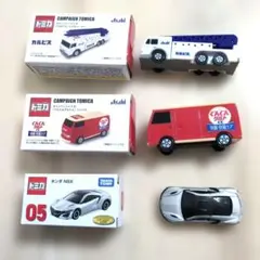 セブンイレブンアサヒ限定などトミカ 3台セットのサムネイル