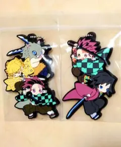 【激レア初期】鬼滅の刃 バディコレ ラバスト 炭治郎 義勇 善逸 伊之助 /公式