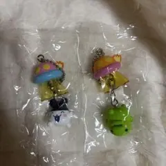 たまごっちのUFOスイングキーホルダー2個セット くちぱっち みみっち