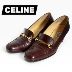 CELINE　セリーヌ　ローファー　ブラウン　34　22cm　匿名配送のサムネイル