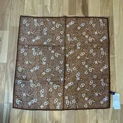新品未使用De Queency ブラウン スカーフ 約65cm