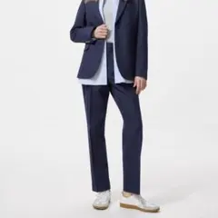 UNIQLO 感動スリムパンツ ネイビー XS