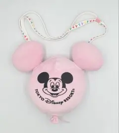 東京ディズニーリゾート　ミッキー　バルーン　ショルダーバッグ　ピンク