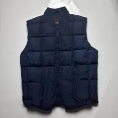 70s〜80s Emddie Bauer down vest navy