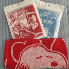 LAWSON スヌーピー　タオル３枚セット