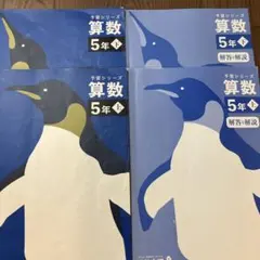 四谷大塚　予習シリーズ　算数テキスト　小五上下