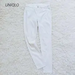ユニクロ スキニーパンツ レディース ホワイトジーンズ ストレッチ L 美品✨のサムネイル
