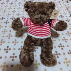 テディベア☆タグ付き☆ロゴ入り☆TeddyShop☆くまのぬいぐるみ全長４２cm