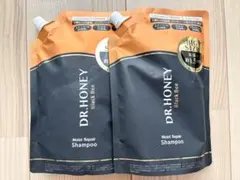 新品未開封2個 DR.HONEY ブラックビー モイストリペアシャンプー 詰替用のサムネイル