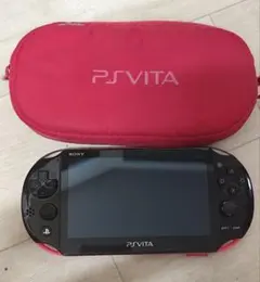 PSVITA SONY 本体 黒 赤 32G PCH2000 セット