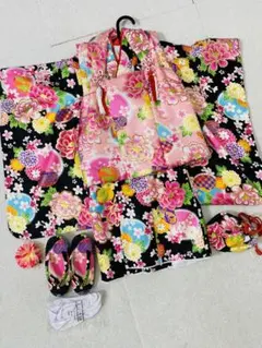 6472. 【極美品】KYOETSU 七五三 女の子 3歳 7点セット