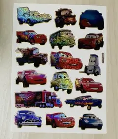 カーズ ホログラムシール　車キャラクター
