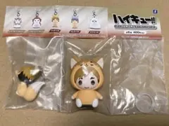 ハイキュー!!指の上ラバーマスコット めじるしチャーム 動物 宮侑 2点セット
