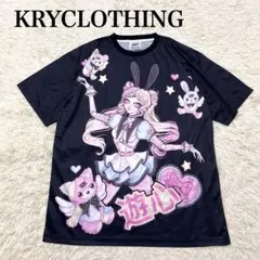 未使用級✨KRYCLOTHING Tシャツ アニメ 病み 地雷系 オーバーサイズのサムネイル
