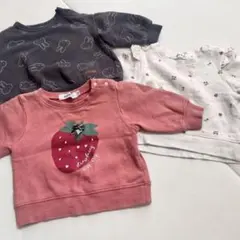 保育園着　女の子80セット　プティマイン