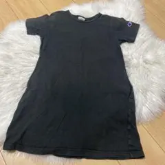 Champion 半袖ワンピース ブラック