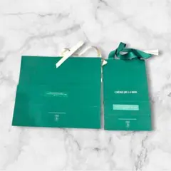 DE LA MER ラ・メール ブランド ショップ袋 ショッピングバッグ 2枚のサムネイル