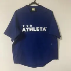 ATHLETA サッカーTシャツ Lサイズ 青