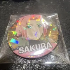 NARUTO ナルトThe AkiBa 限定 ホログラム 缶バッジ サクラ