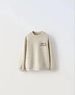 刺繍入りソフトTシャツ　ZARAのサムネイル