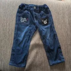 DOUBLE.B ボトムス クマ刺繍付き