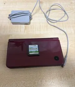 ニンテンドーDSi ワインレッド　充電器付き どうぶつの森