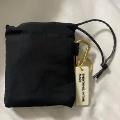 Plage プラージュ　ノベルティ　エコバッグ　ブラック