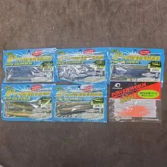 POWER SHAD 　６インチ５パック　おまけ付き