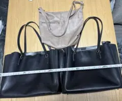 ショルダーバッグ おまとめ3点セット 黒と黒とベージュ