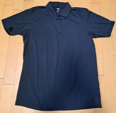 UNIQLO XL AIRism ポロシャツ ドライ機能付き ブラック 黒