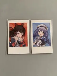 にじさんじ 5周年 チェキ風カード 月ノ美兎 勇気ちひろ