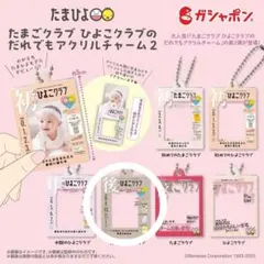 【人気】たまひよ だれでもアクリルチャーム 後期のひよこクラブ ガチャ②