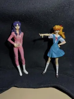 エヴァンゲリオン アスカと葛城ミサト フィギュアセット 台座なし