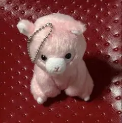 即発送 新品 ちょこんと てのひら おすわりアニマル アルパカ キーホルダー動物