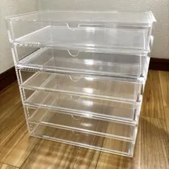 無印良品　2段アクリルケース大　セット