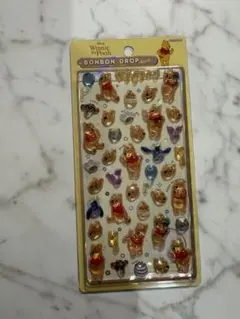 【正規品】ディズニープーさん ボンボンドロップシール