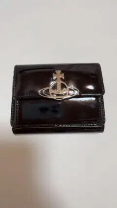 Vivienne Westwood 三つ折り財布 エナメル黒