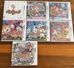 マ*ね様 妖怪ウォッチ ゲームカセット 7点セット