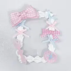 トレカケース ホイップデコ 水色×ピンク