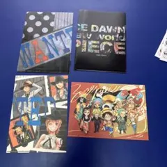 ワンピース　ポストカード　ミニクリアファイル　2012 2セット