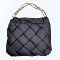 【美品 保存袋付】VIOLAd'ORO ナイロン チェーンハンドル V-8788