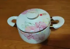 未使用】象印 花柄 ホーロー 両手鍋 ALLEN BALLY 胡蝶蘭 - メルカリ