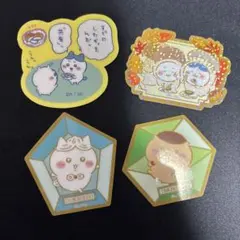 キラキラダイカットステッカー ちいかわ ハチワレ うさぎ　ちいかわグミ