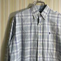 ラルフローレン　90年代 blaire ブレイル　ボタンダウンチェックシャツ