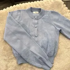 今月いっぱいの出品✨Darich ライトブルー カーディガン　ダーリッチのサムネイル