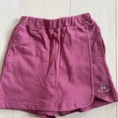 【美品】プティマイン スカートパンツ　濃いピンク　女の子　可愛い