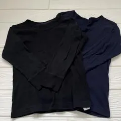 黒・紺 アンダーシャツ 2枚セット　長袖