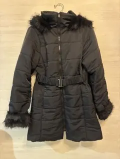 ♡GYDA 系レディース ファー付き ダウンジャケット ブラック♡ - メルカリ