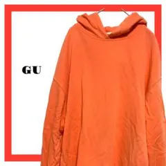 GU ジーユー プルオーバー パーカー フーディー 長袖　M レディース